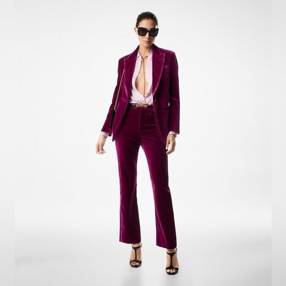 Tom Ford Peak Lapel Velvet Tuxedo Jacket / Blazer, Size 46/12 - Picture 8 of 9